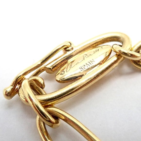 Authentic! Tiffany & Co Peretti 18k Yellow Gold 30mm Disc Pendant Necklace - Picture 6 of 12